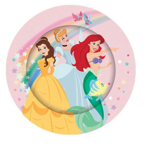 8pk Licensed Disney Princess Paper Party Plates - Everything Party