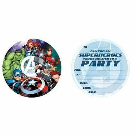 8pk Licensed Marvel Avengers Party Invitation - Everything Party