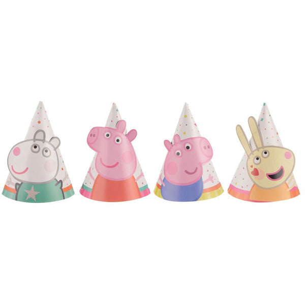 8pk Licensed Peppa Pig Mini Party Hats - Everything Party