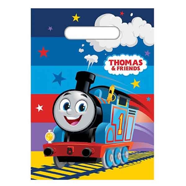 8pk Licensed Thomas & Friends Party Bags - Everything Party