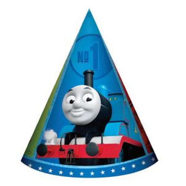 8pk Licensed Thomas & Friends Party Hats - Everything Party
