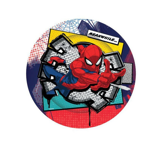 8pk Marvel Spiderman Paper Plates - Everything Party