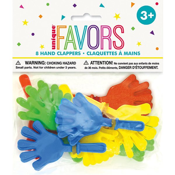 8pk Mini Party Hand Clappers - Everything Party