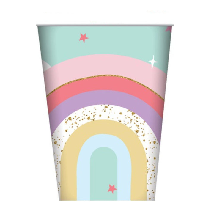 8pk Rainbow Party Paper Cups - Everything Party