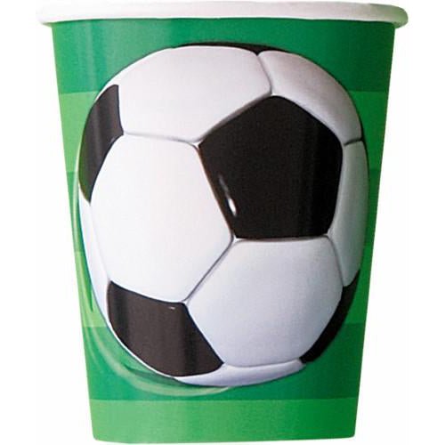 8pk Soccer Ball Paper Cups - Everything Party
