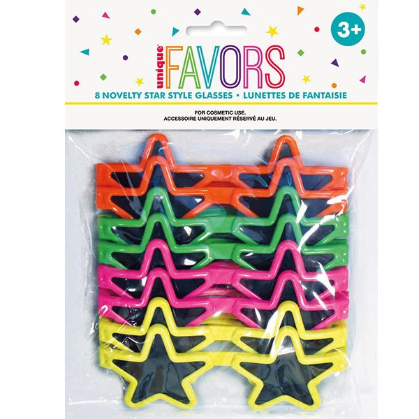 8pk Star Style Toy Sunglasses - Everything Party