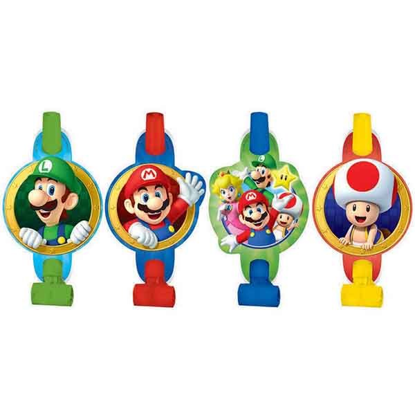 8pk Super Mario Brothers Party Blowouts - Everything Party