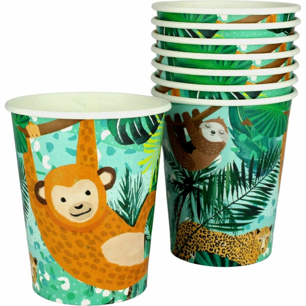 8pk Wild Jungle Safari Paper Cups - Everything Party