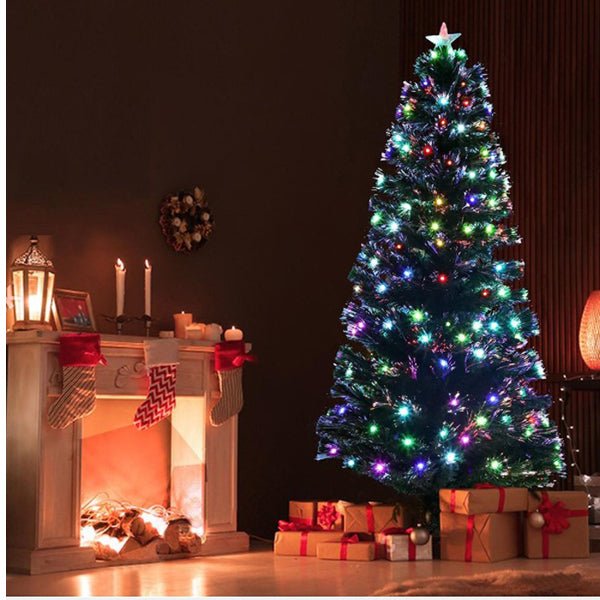 90cm Green Christmas Tree with Ultra Bright Multicolour Changing LED Lights - Everything Party