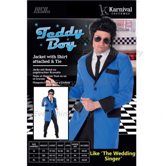 Adult - 1950's Jeddy Boy Costume - Everything Party