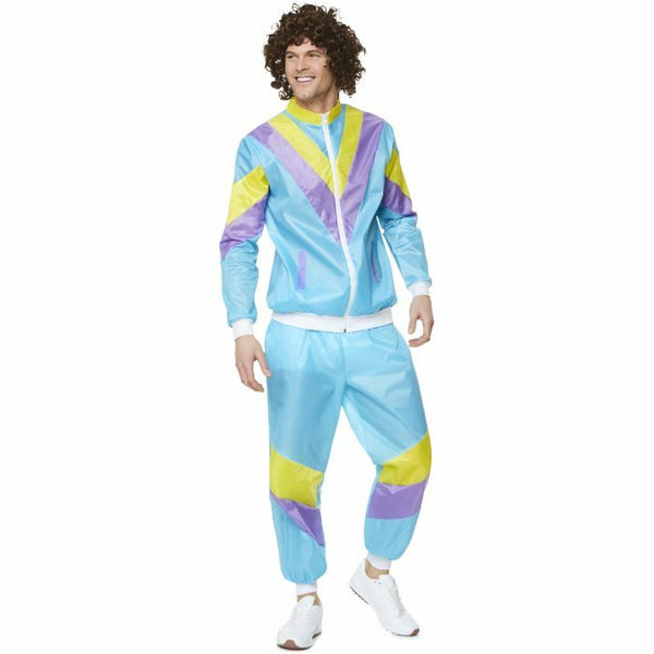 Adult 80s Man Shell Suit Tracksuit - Everything Party