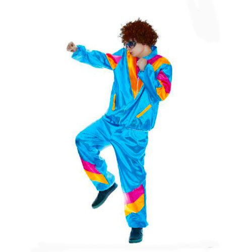 Adult 80's Man Shell Suit Tracksuit Costume - Everything Party
