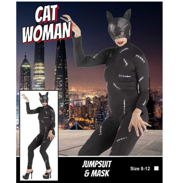 Adult Black Cat Woman Costume - Everything Party