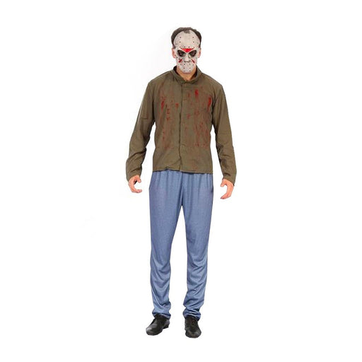 Adult - Bloody Zombie Jason Voorhees Mens Costume - Everything Party