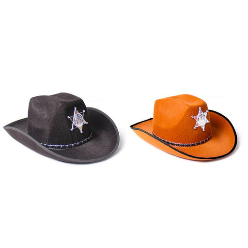Adult Cowboy Sheriff Hat with Badge - Everything Party
