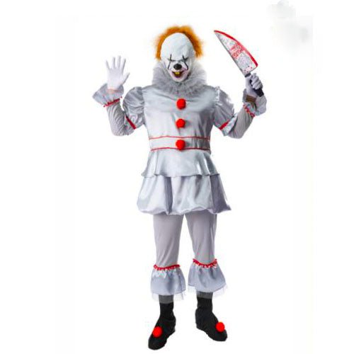 Adult Deluxe Evil Clown Man IT Costume - Everything Party