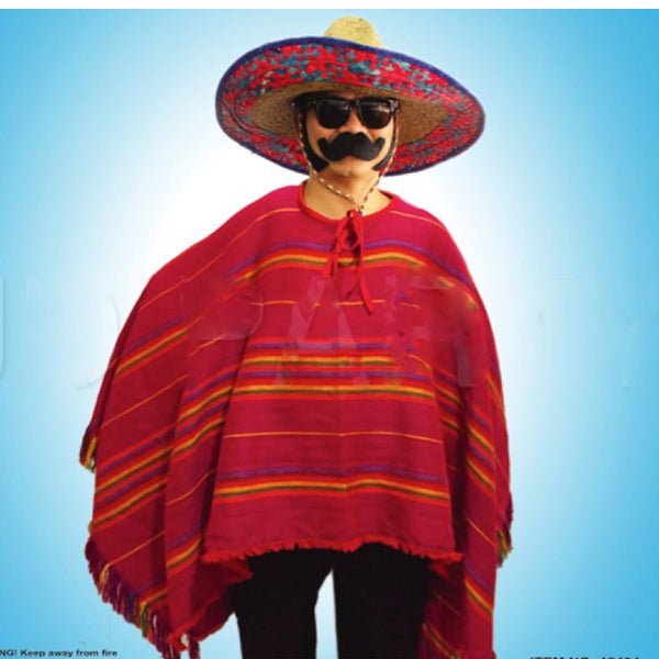 Adult Deluxe Mexican Poncho - Everything Party
