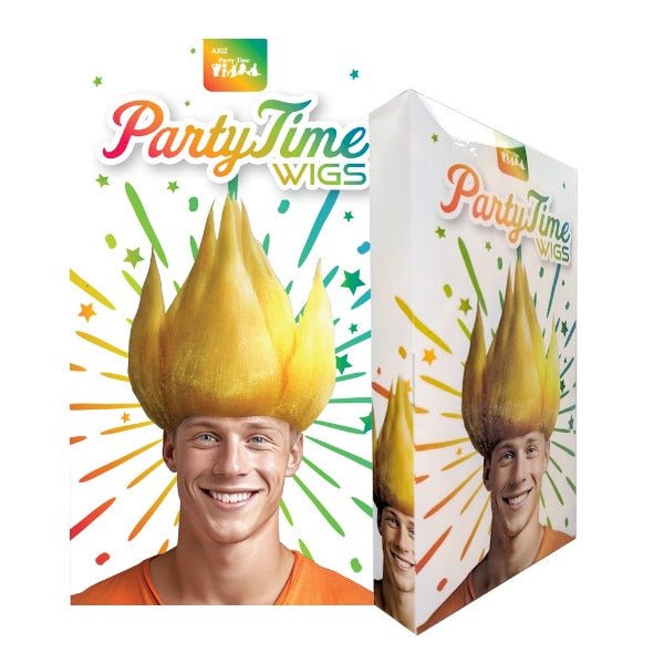 Adult Dragon Ball Z Goku Yellow Gold Wig - Everything Party