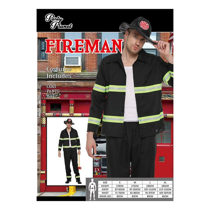 Adult Fireman Costume - Everything Party