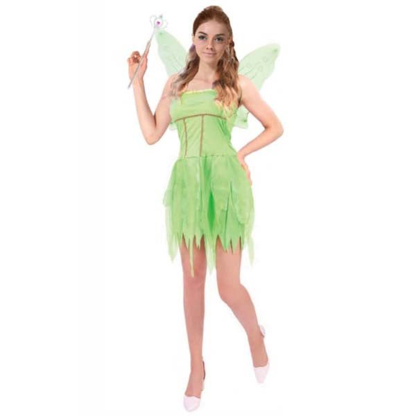 Adult Green Fairy Tinkerbell Style Costume - Everything Party