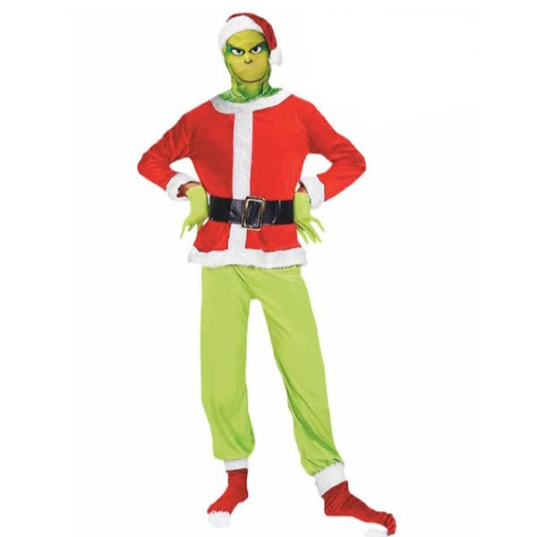Adult Grumpy Santa Grinch Christmas Costume - Everything Party