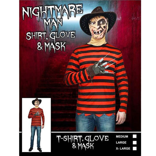 Adult Halloween Nightmare Man Freddy Costume - Everything Party