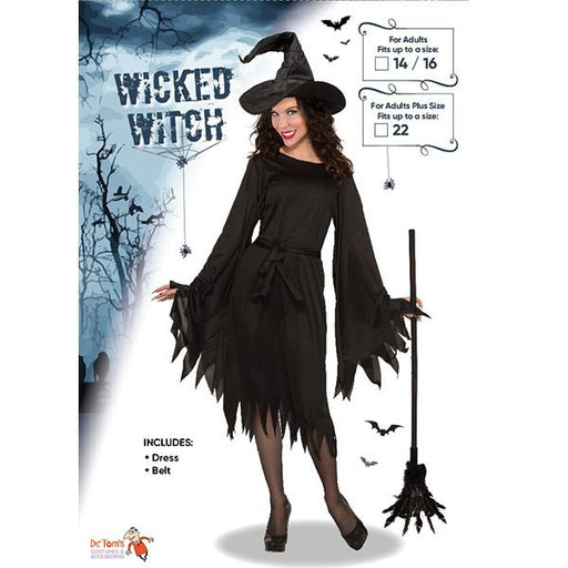 Adult Halloween Standard Wicked Witch Costume - Everything Party