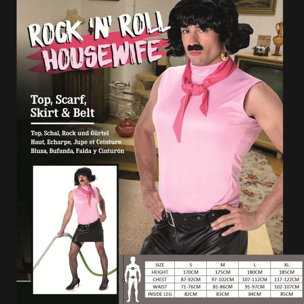 Adult - Karnival Deluxe Rock N Roll Housewife Costume - Everything Party