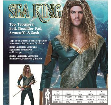 Adult Karnival Deluxe Sea King Costume - Everything Party