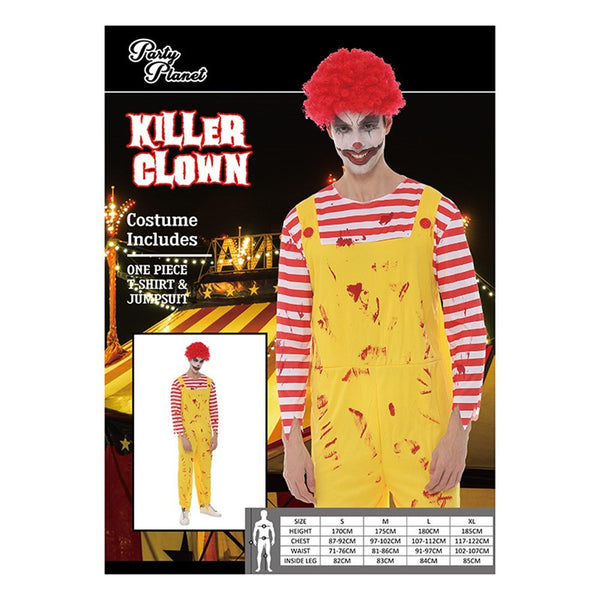 Adult Killer Donald Clown Costume - Everything Party