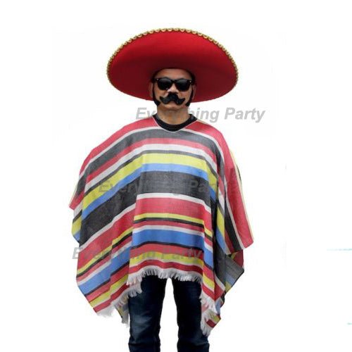 Adult Mexican Poncho - Everything Party