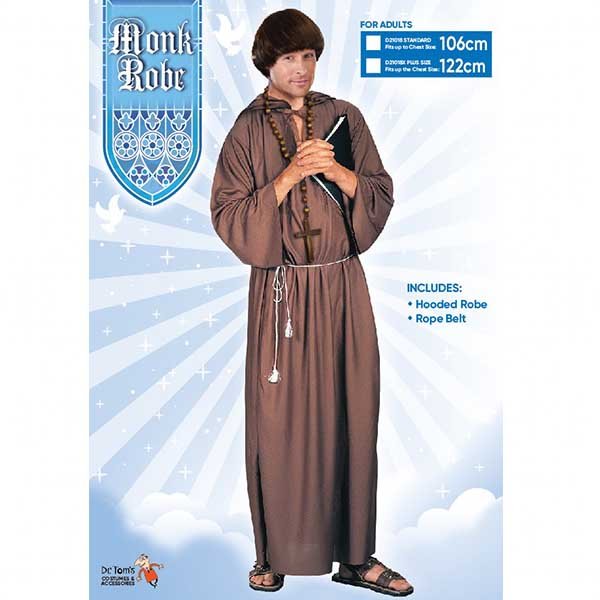 Adult Monk Costume Robe – Everything Party