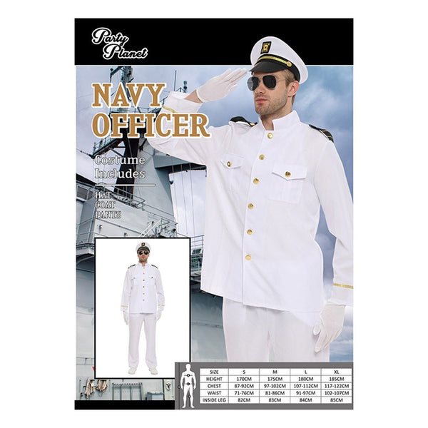 Adult Navy Officer Costume - Everything Party