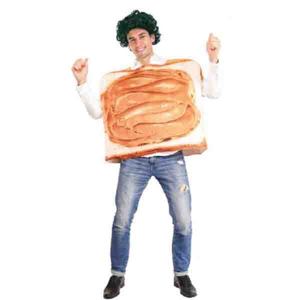 Adult Peanut Butter with Toast Unisex Costume - Everything Party
