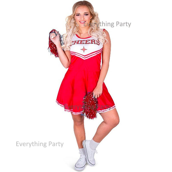 Adult Red Cheerleader Costume - Everything Party