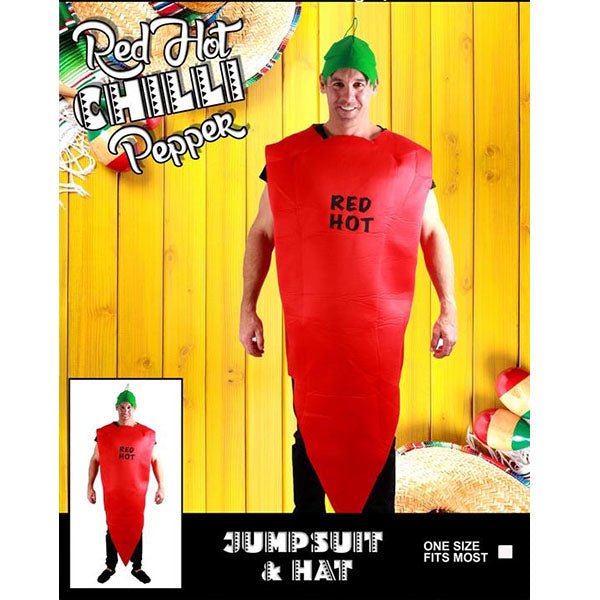 Adult Red Hot Chilli Costume - Everything Party