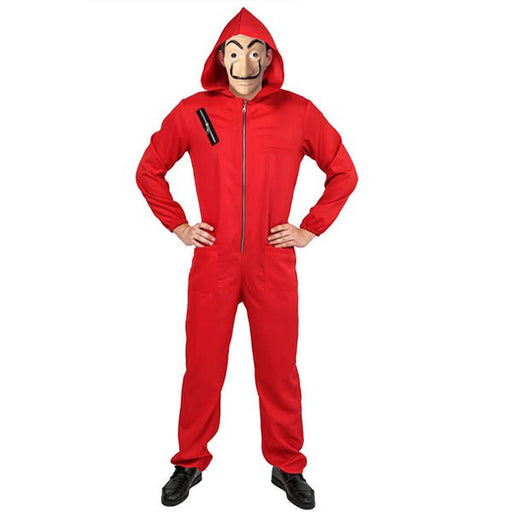 Adult Red Robber Money Heist Costume - Everything Party