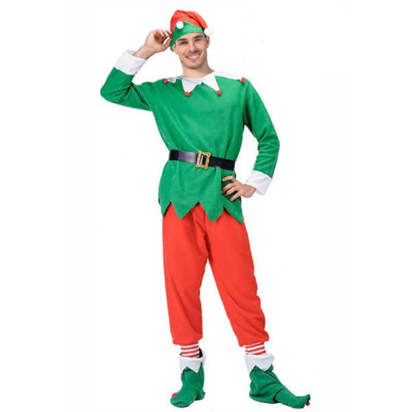 Adult Traditional Elf Man Costume - Everything Party