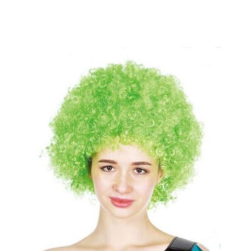 Adult Unisex Green Afro Wig - Everything Party