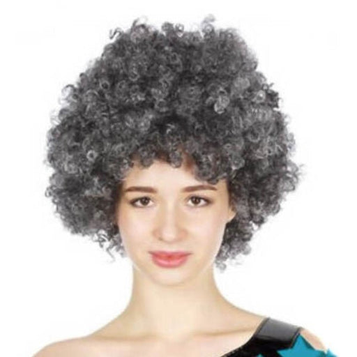 Adult Unisex Grey Afro Wig (Old Man/Old Lady Wig) - Everything Party