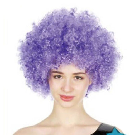 Adult Unisex Purple Afro Wig - Everything Party