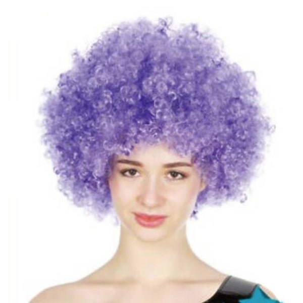 Adult Unisex Purple Afro Wig Everything Party