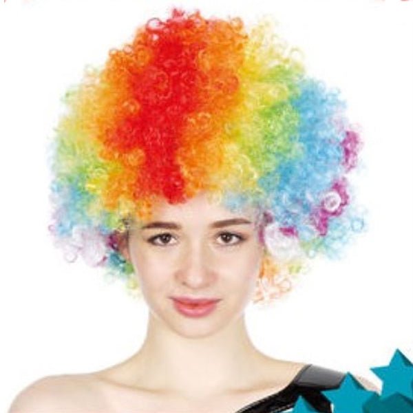 Adult Unisex Rainbow Afro Wig - Everything Party