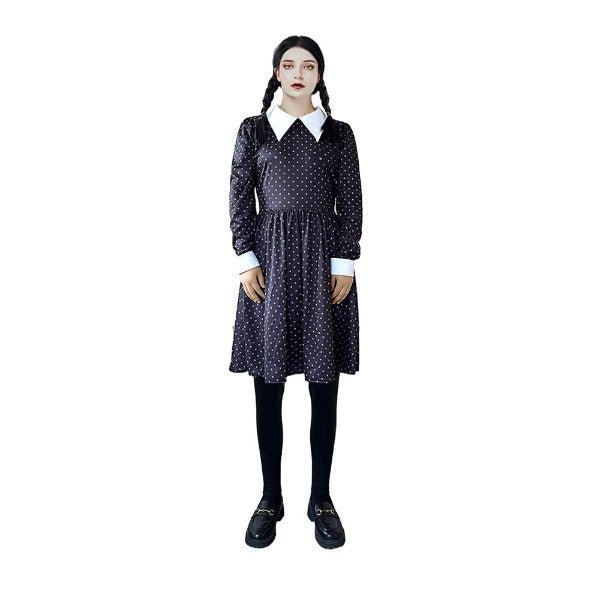Adult Wednesday Addams Family Ladies Halloween Costume - Everything Party