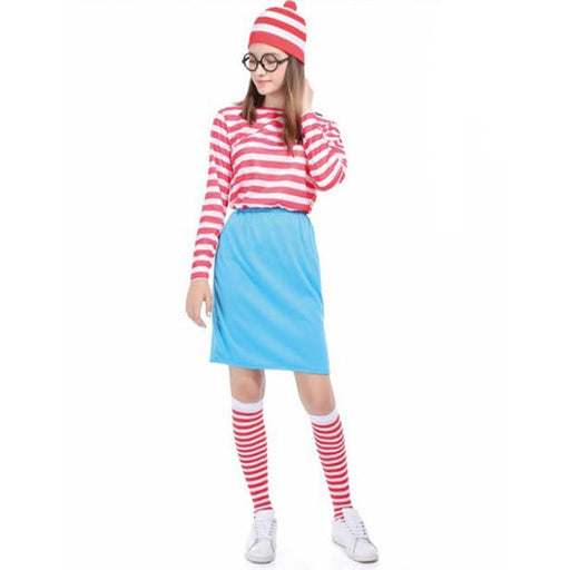 Adult Wheres Wally Wenda Costume - Everything Party