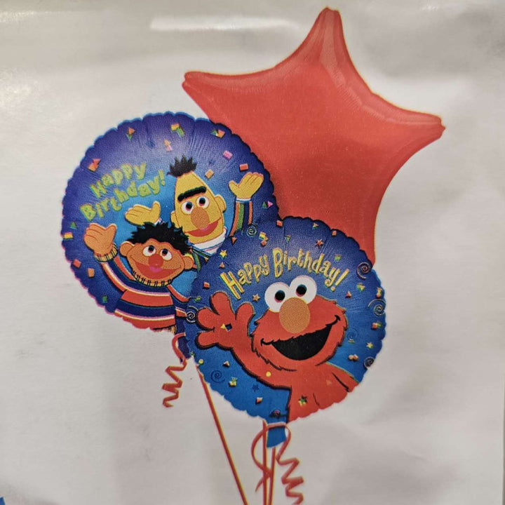 Anagram 3pcs Sesame Street Elmo Foil Balloon Bouquet - Everything Party