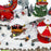 Animated Christmas Village Amusement Park with LED Lights Music Turing Roller Coaster Carousel - Everything Party