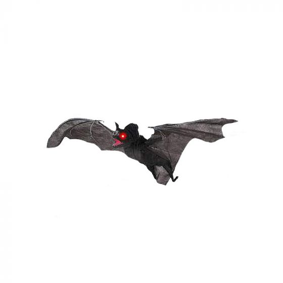 Animated Hanging Black Bat With Moving Wings & Sound & Flashing Eyes - Everything Party