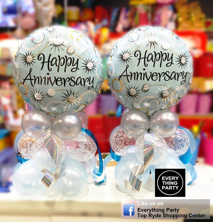 Anniversary Table Balloon Arrangement - Everything Party