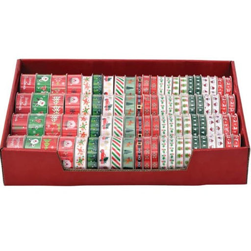Assorted Christmas Festive Mix Ribbon - 2m - Everything Party
